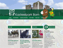 Tablet Screenshot of kasteelparkborn.nl